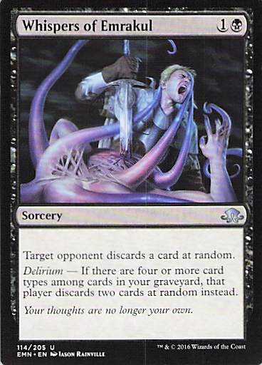 Whispers of Emrakul Eldritch Moon #114 Uncommon Near Mint or Better