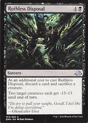 Ruthless Disposal Eldritch Moon #103 Uncommon Near Mint or Better