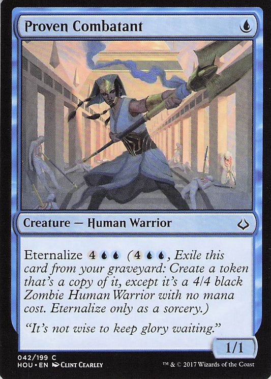 Proven Combatant Hour of Devastation #42 Common Near Mint or Better