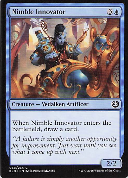 Nimble Innovator Kaladesh #58 Common Near Mint or Better