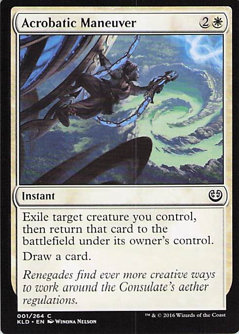 Acrobatic Maneuver Kaladesh #1 Common Near Mint or Better