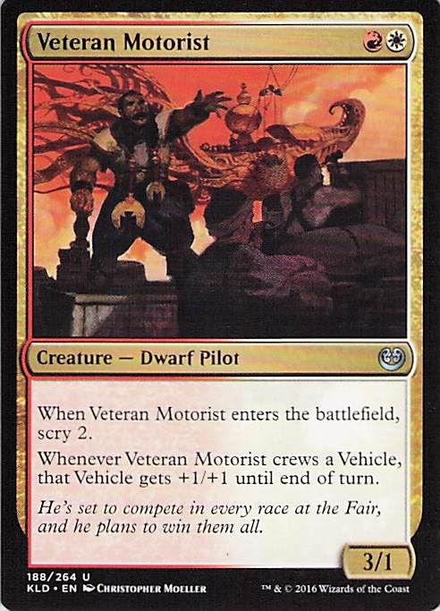 Veteran Motorist Kaladesh #188 Uncommon Near Mint or Better