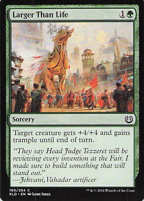 Larger Than Life Kaladesh #160 Common Near Mint or Better