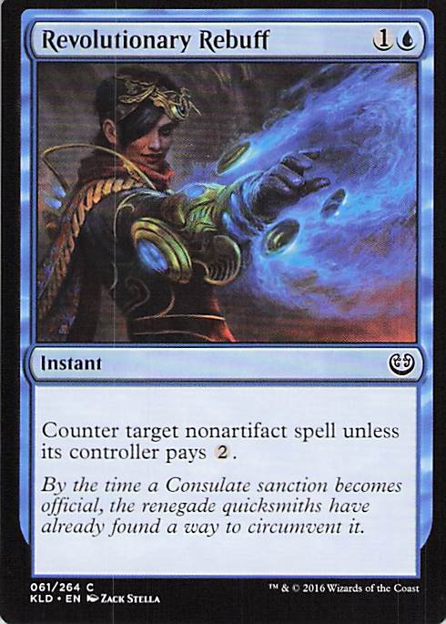 Revolutionary Rebuff Kaladesh #61 Common Near Mint or Better