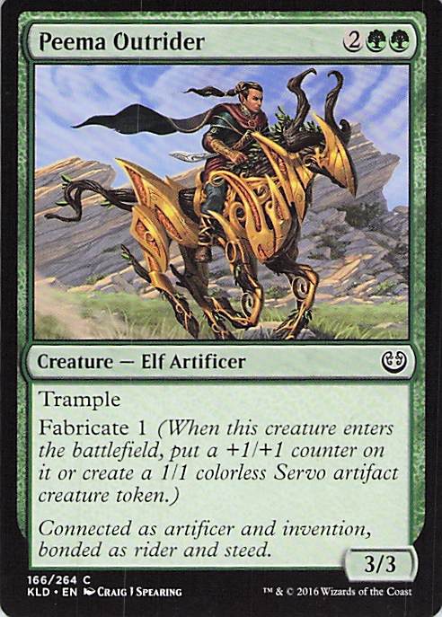 Peema Outrider Kaladesh #166 Common Near Mint or Better