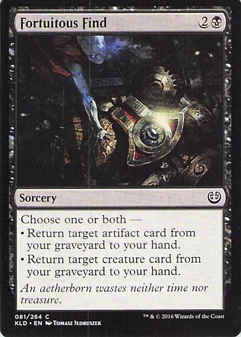 Fortuitous Find Kaladesh #81 Common Near Mint or Better