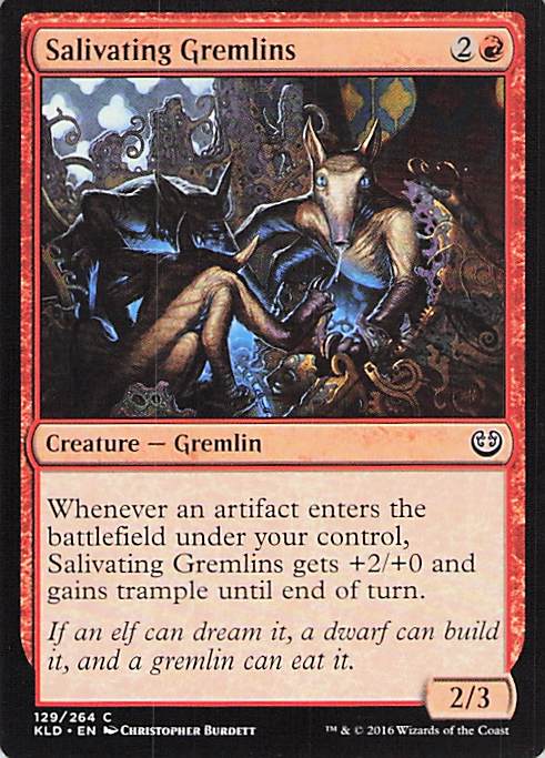 Salivating Gremlins Kaladesh #129 Common Near Mint or Better