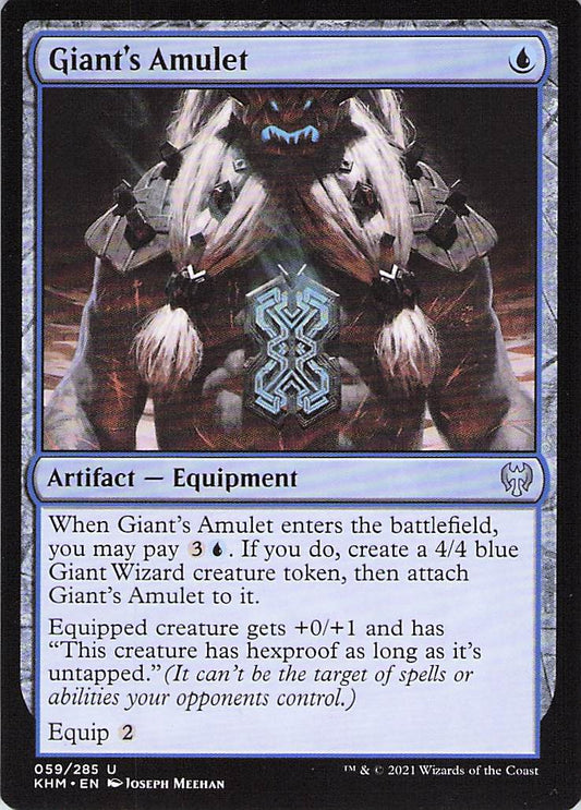 Giant's Amulet Kaldheim #59 Uncommon Near Mint or Better