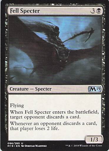 Fell Specter Core Set 2019 #96 Uncommon Near Mint or Better