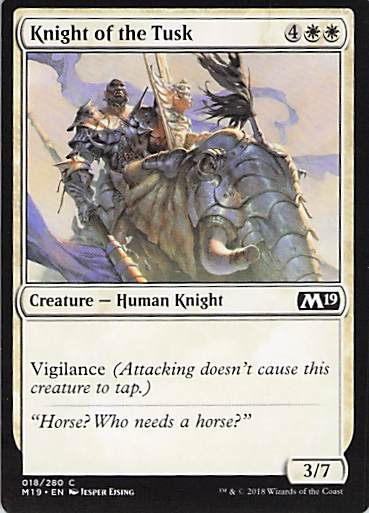 Knight of the Tusk Core Set 2019 #18 Common Near Mint or Better