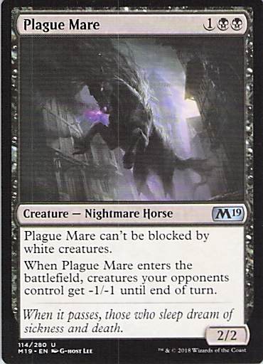 Plague Mare Core Set 2019 #114 Uncommon Near Mint or Better