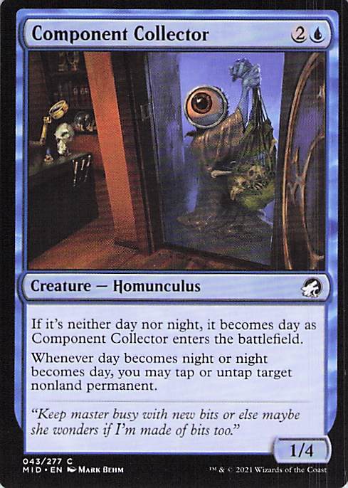 Component Collector Innistrad: Midnight Hunt #43 Common Near Mint or Better