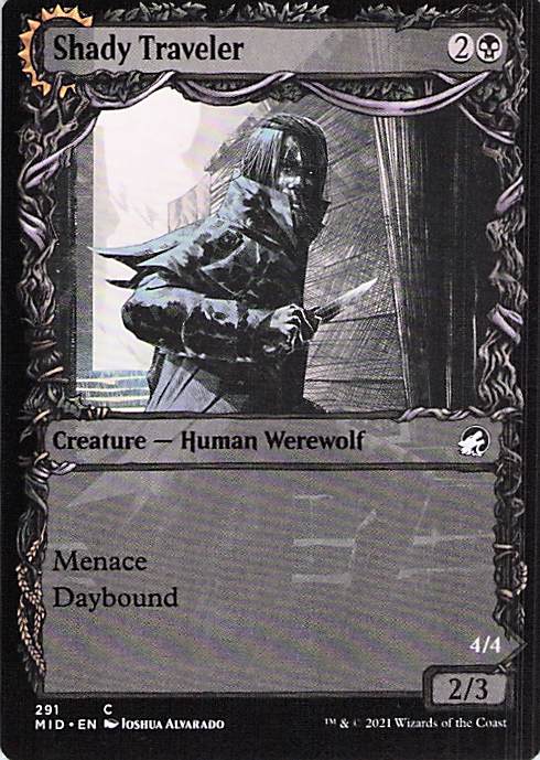 Shady Traveler Innistrad: Midnight Hunt #291 Common Near Mint or Better
