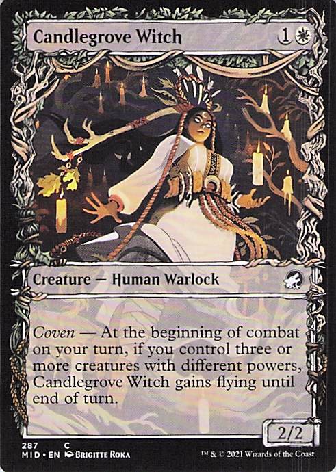 Candlegrove Witc Innistrad: Midnight Hunt #287 Common Near Mint or Better