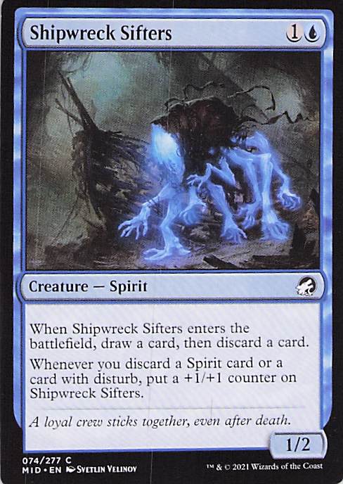Shipwreck Sifters Innistrad: Midnight Hunt #74 Common Near Mint or Better