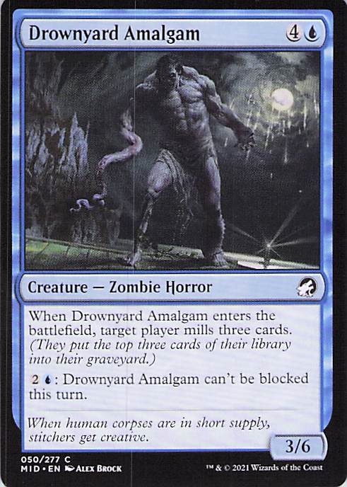 Drownyard Amalgam Innistrad: Midnight Hunt #50 Common Near Mint or Better