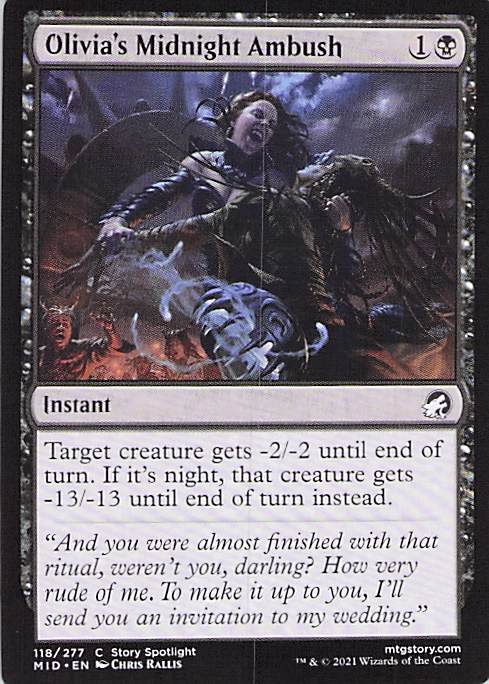 Olivia's Midnight Ambush Innistrad: MH #118 Common Near Mint or Better