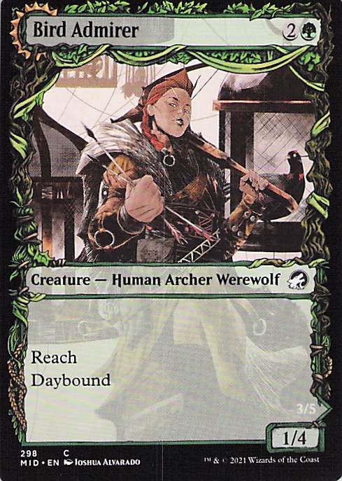 Bird Admirer Innistrad: Midnight Hunt #298 Common Near Mint or Better