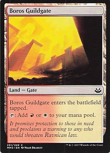 Boros Guildgate Modern Masters 2017 #231 Common Near Mint or Better