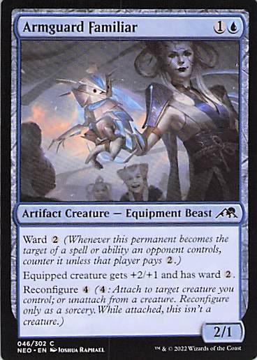 Armguard Familiar Kamigawa: Neon Dynasty #46 Common Near Mint or Better