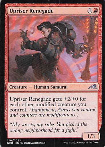 Upriser Renegade Kamigawa: Neon Dynasty #324 Uncommon Near Mint or Better