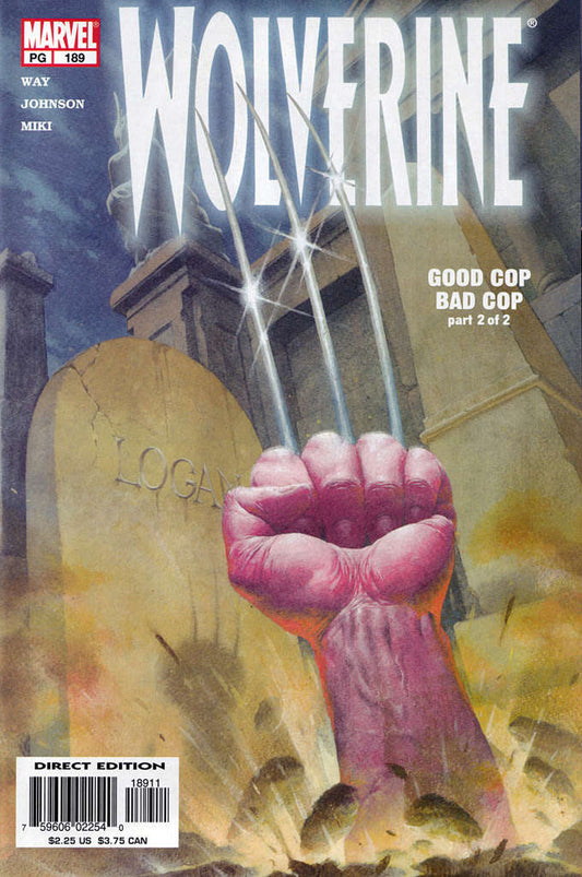 Wolverine #189 (VF-NM), Comic Book, Back Issue, buy comic books online, online comic book store canada, sell comic books, online, comic websites, comic store,  vintige comic books, comic book store guelph, comic book store, comic book store near me, Long Box Silver's Comics 
