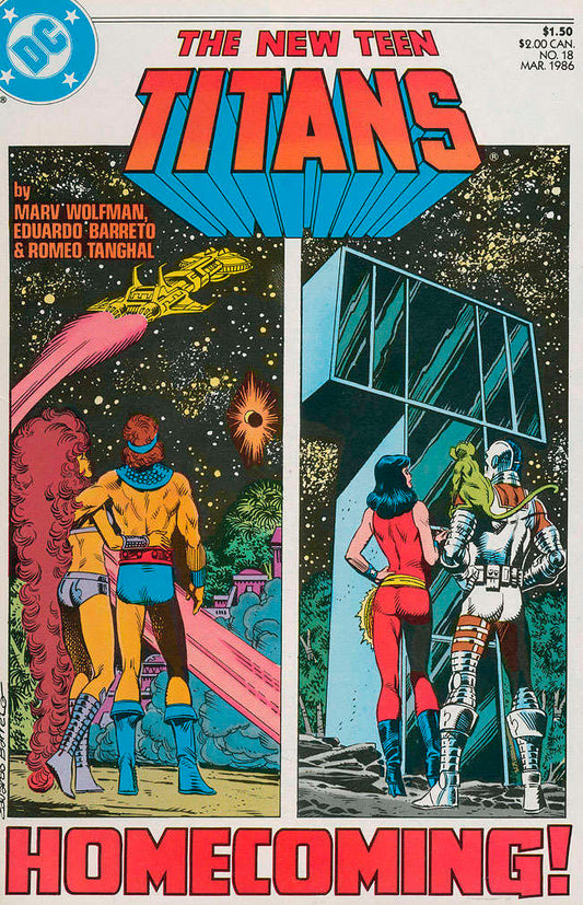 New Teen Titans, The (2nd Series) #18 (VF-NM), Comic Book, Back Issue, buy comic books online, online comic book store canada, sell comic books, online, comic websites, comic store,  vintige comic books, comic book store guelph, comic book store, comic book store near me, Long Box Silver's Comics 