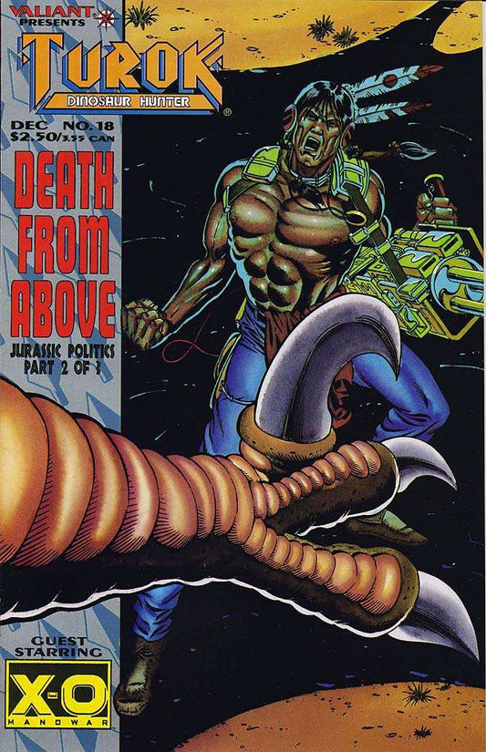 Turok, Dinosaur Hunter #18, Comic Book, Back Issue, buy comic books online, order comics online, marvel comics, sell comic books, online, comic websites, comic store,  vintige comic books, comic book store guelph, comic book store, comic book store near me, Long Box Silver's Comic Book Store