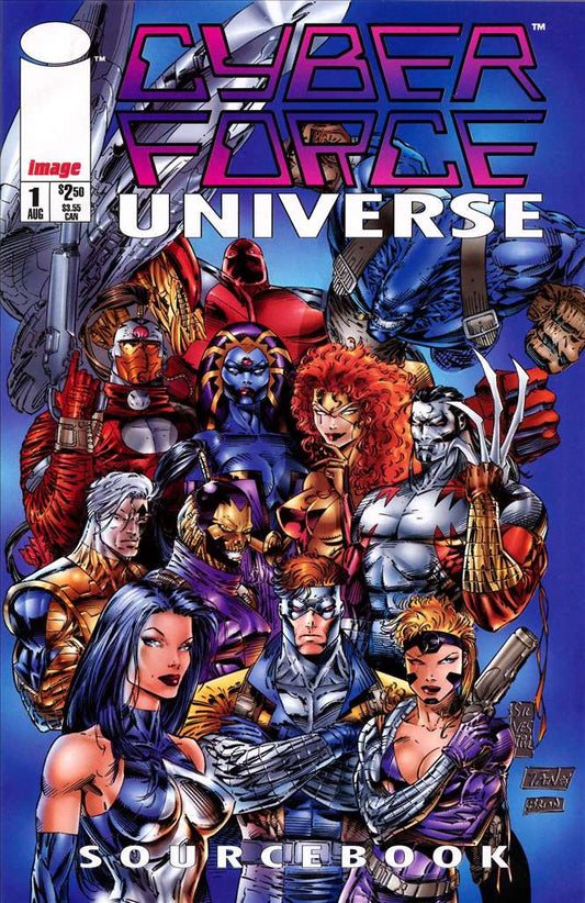 Cyberforce Universe Sourcebook #1, Comic Book, Back Issue, buy comic books online, order comics online, marvel comics, sell comic books, online, comic websites, comic store,  vintige comic books, comic book store guelph, comic book store, comic book store near me, Long Box Silver's Comic Book Store