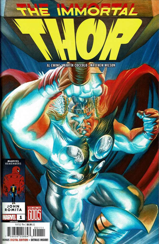 Immortal Thor, The #1, Comic Book, Back Issue, buy comic books online, order comics online, marvel comics, sell comic books, online, comic websites, comic store,  vintige comic books, comic book store guelph, comic book store, comic book store near me, Long Box Silver's Comic Book Store