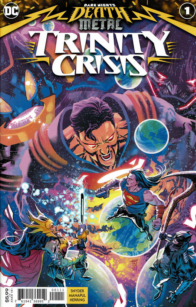 Dark Nights: Death Metal Trinity Crisis #1 (VF-NM), Comic Book, Back Issue, buy comic books online, online comic book store canada, sell comic books, online, comic websites, comic store,  vintige comic books, comic book store guelph, comic book store, comic book store near me, Long Box Silver's Comics 