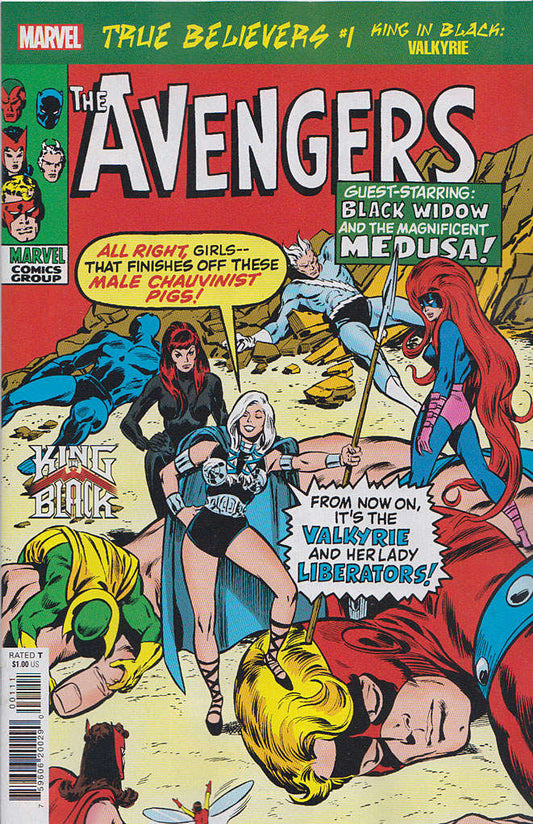 True Believers: King in Black—Valkyrie #1 (VF-NM), Comic Book, buy comic books online, online comic book store canada, sell comic books, online, comic websites, comic store,  vintige comic books, comic book store guelph, comic book store,  Long Box Silver's Comics 
