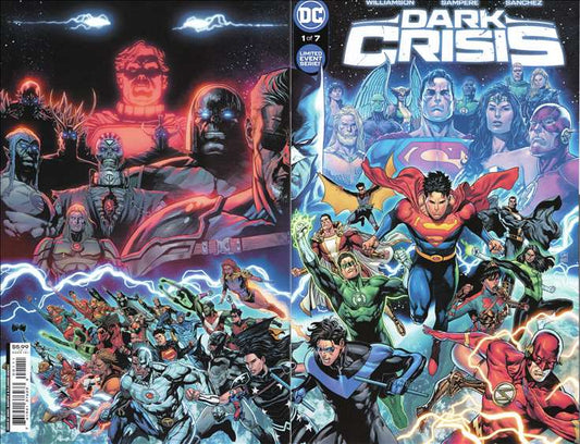 Dark Crisis on Infinite Earths #1, Comic Book, Back Issue, buy comic books online, order comics online, marvel comics, sell comic books, online, comic websites, comic store,  vintige comic books, comic book store guelph, comic book store, comic book store near me, Long Box Silver's Comic Book Store