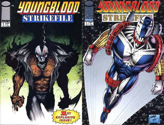 Youngblood: Strikefile #1, Comic Book, Back Issue, buy comic books online, order comics online, marvel comics, sell comic books, online, comic websites, comic store,  vintige comic books, comic book store guelph, comic book store, comic book store near me, Long Box Silver's Comic Book Store