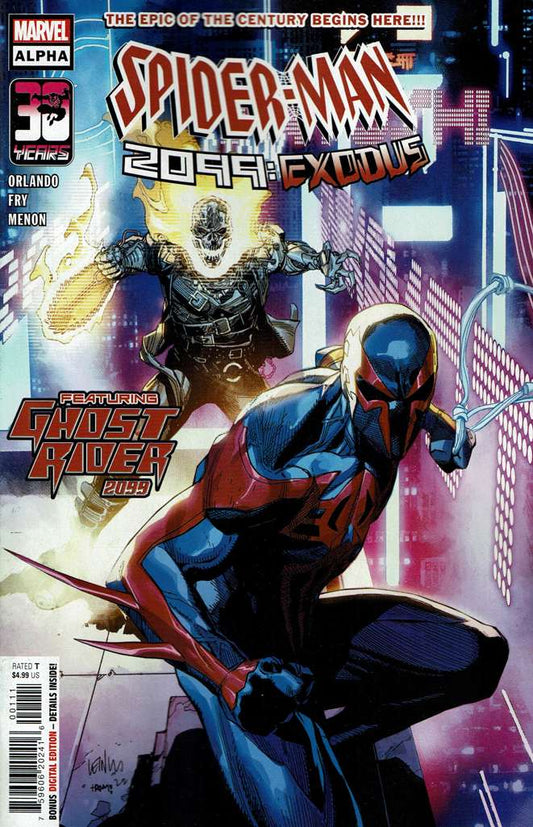 Spider-Man 2099: Exodus Alpha #1 (VF-NM), Comic Book, buy comic books online, online comic book store canada, sell comic books, online, comic websites, comic store,  vintige comic books, comic book store guelph, comic book store,  Long Box Silver's Comics 