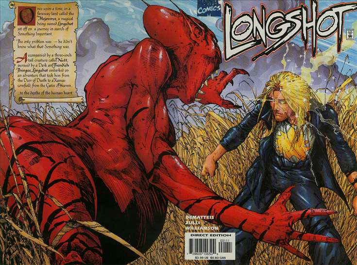 Longshot (2nd Series) #1, Marvel Comics, Comic Book, Back Issue, buy comics online, comic book store guelph, online comic book store, local comic shop, Long Box Silver's Comics