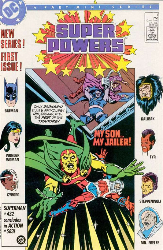 Super Powers (3rd Series) #1, Comic Book, Back Issue, buy comic books online, order comics online, marvel comics, sell comic books, online, comic websites, comic store,  vintige comic books, comic book store guelph, comic book store, comic book store near me, Long Box Silver's Comic Book Store