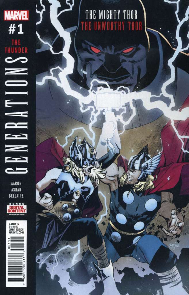 Generations: The Unworthy Thor & The Mighty Thor #1 Near Mint, Comic Book, buy comic books online, online comic book store canada, sell comic books, online, comic websites, comic store,  vintige comic books, comic book store guelph, comic book store,  Long Box Silver's Comics 