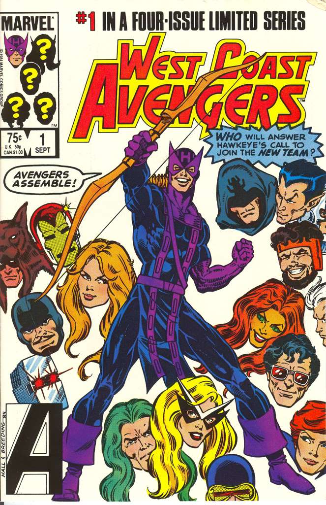 West Coast Avengers (Ltd. Series) #1 (VF-NM), Comic Book, buy comic books online, online comic book store canada, sell comic books, online, comic websites, comic store,  vintige comic books, comic book store guelph, comic book store,  Long Box Silver's Comics 