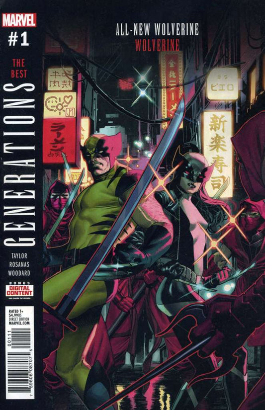 Generations: Wolverine & All-New Wolverine #1 (VF-NM), Comic Book, buy comic books online, online comic book store canada, sell comic books, online, comic websites, comic store,  vintige comic books, comic book store guelph, comic book store,  Long Box Silver's Comics 