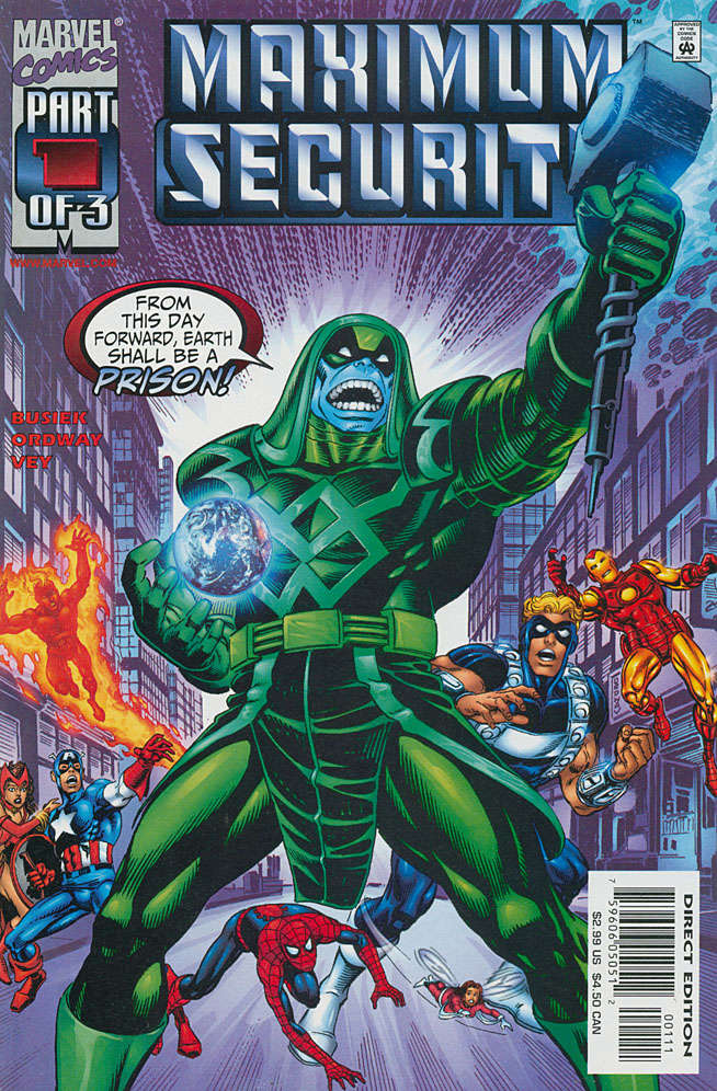 Maximum Security (Full miniseries #1-3 + Dangerous Planet One-shot) #1-3 (VF-NM), Comic Book, buy comic books online, online comic book store canada, sell comic books, online, comic websites, comic store,  vintige comic books, comic book store guelph, comic book store,  Long Box Silver's Comics 