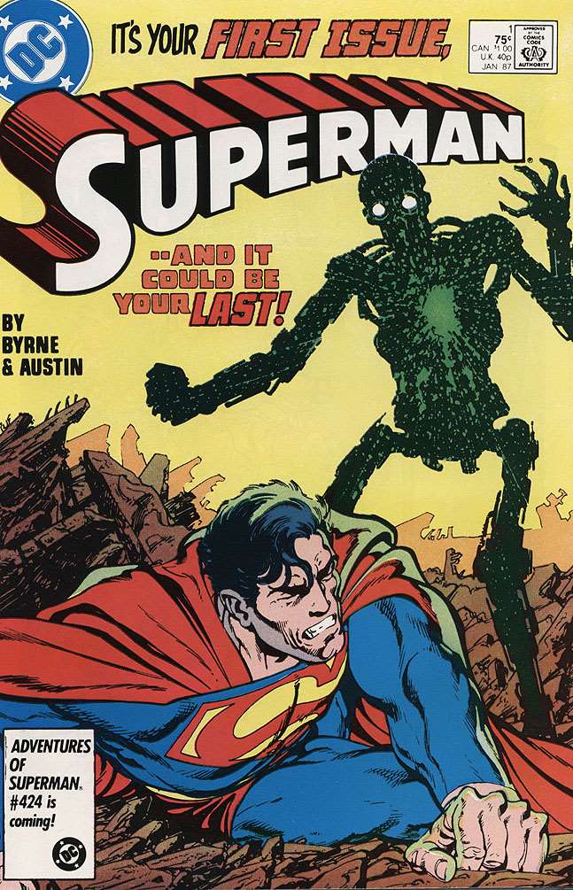 Superman (2nd Series) #1, DC Comics, Comic Book, Back Issue, buy comics online, comic book store guelph, online comic book store, local comic shop, Long Box Silver's Comics