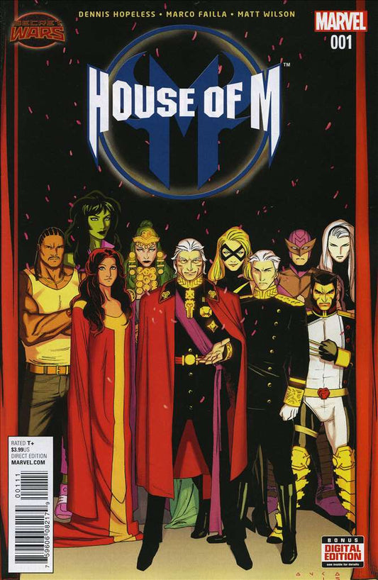 House Of M (2nd Series) #1, Comic Book, Back Issue, buy comic books online, order comics online, marvel comics, sell comic books, online, comic websites, comic store,  vintige comic books, comic book store guelph, comic book store, comic book store near me, Long Box Silver's Comic Book Store