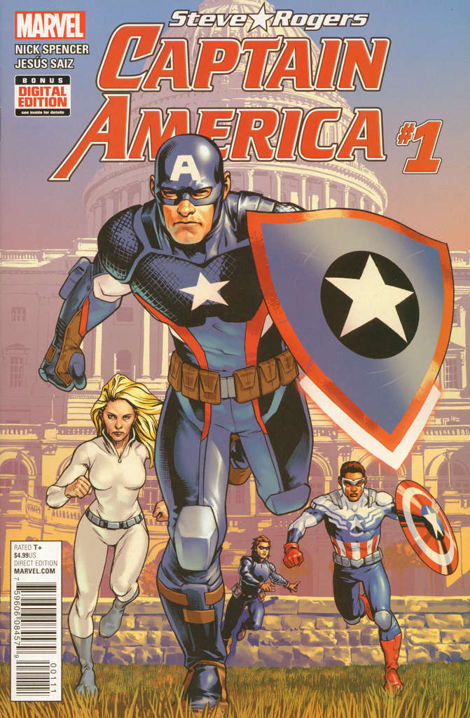 Captain America: Steve Rogers #1 (VF-NM), Comic Book, buy comic books online, online comic book store canada, sell comic books, online, comic websites, comic store,  vintige comic books, comic book store guelph, comic book store,  Long Box Silver's Comics 