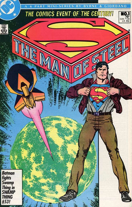 Man of Steel, The (Mini-Series) #1 (VF-NM), Comic Book, buy comic books online, online comic book store canada, sell comic books, online, comic websites, comic store,  vintige comic books, comic book store guelph, comic book store,  Long Box Silver's Comics 