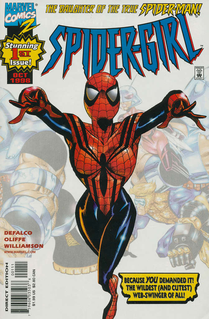 Spider-Girl #1 (VF-NM), Comic Book, buy comic books online, online comic book store canada, sell comic books, online, comic websites, comic store,  vintige comic books, comic book store guelph, comic book store,  Long Box Silver's Comics 