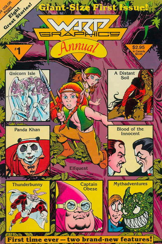 Warp Graphics Annual #1 (VF-NM), Comic Book, buy comic books online, online comic book store canada, sell comic books, online, comic websites, comic store,  vintige comic books, comic book store guelph, comic book store,  Long Box Silver's Comics 