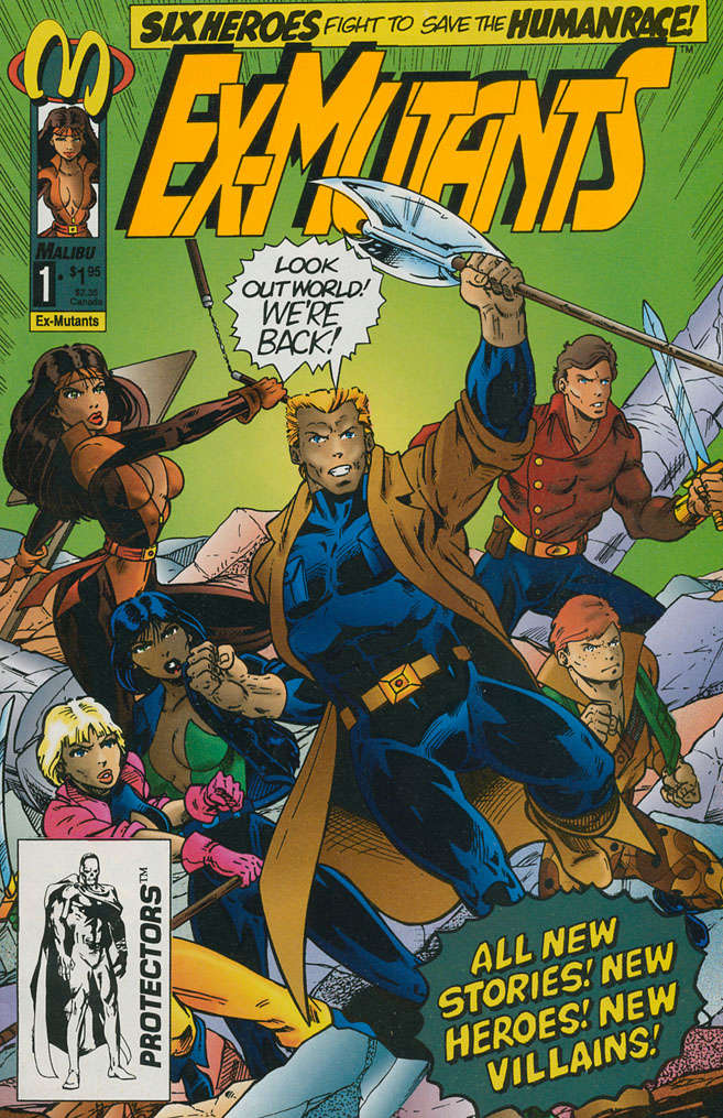 Ex-Mutants (Malibu) #1 (VF-NM), Comic Book, buy comic books online, online comic book store canada, sell comic books, online, comic websites, comic store,  vintige comic books, comic book store guelph, comic book store,  Long Box Silver's Comics 