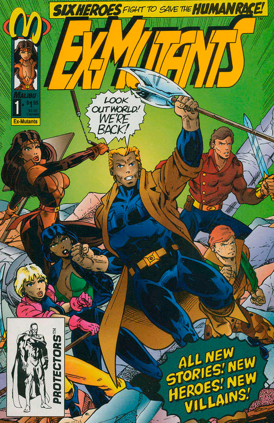 Ex-Mutants (Malibu) #1 (VF-NM), Comic Book, buy comic books online, online comic book store canada, sell comic books, online, comic websites, comic store,  vintige comic books, comic book store guelph, comic book store,  Long Box Silver's Comics 