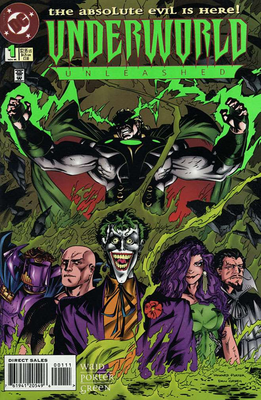Underworld Unleashed #1, Comic Book, Back Issue, buy comic books online, order comics online, marvel comics, sell comic books, online, comic websites, comic store,  vintige comic books, comic book store guelph, comic book store, comic book store near me, Long Box Silver's Comic Book Store